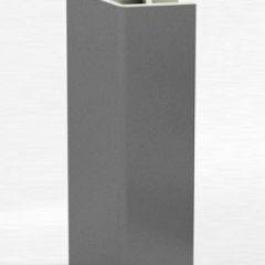 Угловое соединение для цоколя 135 гр. h150 мм (Алюминий, Белый, Черный, Сономаый) в Тарко-Сале - tarko-sale.mebel24.online | фото 1