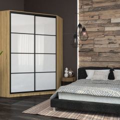 Угловой шкаф-купе Лофт (Дуб Сонома) в Тарко-Сале - tarko-sale.mebel24.online | фото 11