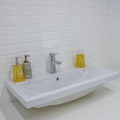 Умывальник мебельный "Фостер 80" Kirovit в Тарко-Сале - tarko-sale.mebel24.online | фото 4