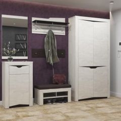 Вешалка 33.24 "Лючия" (бетон пайн белый / венге) в Тарко-Сале - tarko-sale.mebel24.online | фото 2