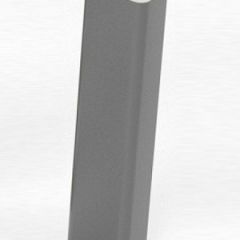 Торцевая заглушка  для цоколя h100 мм (Алюминий, Белый, Черный, Сонома) в Тарко-Сале - tarko-sale.mebel24.online | фото 1