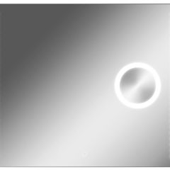 Зеркало Cosmo 100 alum (линза) с подсветкой Sansa (SCL1026Z) в Тарко-Сале - tarko-sale.mebel24.online | фото