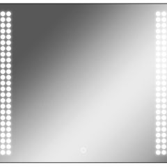 Зеркало Cosmo 90 black с подсветкой Sansa (SC1051Z) в Тарко-Сале - tarko-sale.mebel24.online | фото