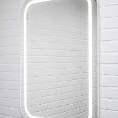Зеркало Elis 100 white с подсветкой Sansa (SEe1045Z) в Тарко-Сале - tarko-sale.mebel24.online | фото 3
