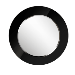 Зеркало круглое черный (РМ/02) в Тарко-Сале - tarko-sale.mebel24.online | фото 1