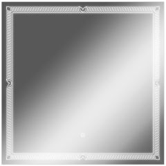 Зеркало Паликир 700х700 с подсветкой Домино (GL7051Z) в Тарко-Сале - tarko-sale.mebel24.online | фото