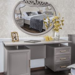 Зеркало ППУ для Туалетного стола Мокко (серый камень) в Тарко-Сале - tarko-sale.mebel24.online | фото 2