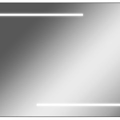 Зеркало Ray 100 black с подсветкой Sansa (SR1035Z) в Тарко-Сале - tarko-sale.mebel24.online | фото 1