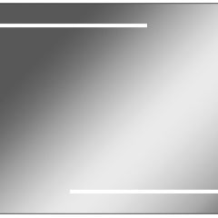 Зеркало Ray 90 black с подсветкой Sansa (SR1036Z) в Тарко-Сале - tarko-sale.mebel24.online | фото 1