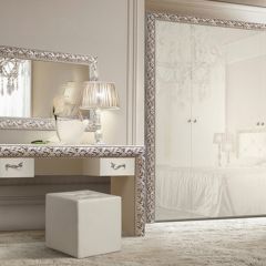 Зеркало Тиффани Premium слоновая кость/серебро (Ф/01(П) в Тарко-Сале - tarko-sale.mebel24.online | фото 2