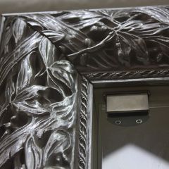 Зеркало Тиффани Premium слоновая кость/серебро (Ф/01(П) в Тарко-Сале - tarko-sale.mebel24.online | фото 4