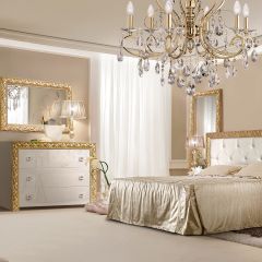 Зеркало Тиффани Premium слоновая кость/золото (ТФ/01(П) в Тарко-Сале - tarko-sale.mebel24.online | фото 2
