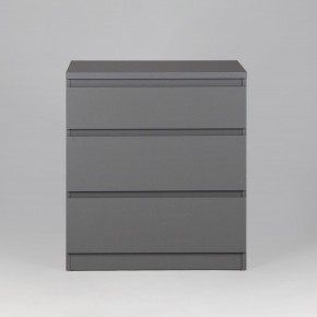 2.03.02.060.4 КАСТОР комод 3 ящика RU серый в Тарко-Сале - tarko-sale.mebel24.online | фото 2