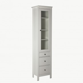 2.08.07.120.1 САГА шкаф с витриной 50 белый RU в Тарко-Сале - tarko-sale.mebel24.online | фото 2