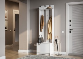 АЙДЕН Прихожая (модульная) белый в Тарко-Сале - tarko-sale.mebel24.online | фото 4