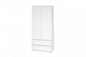 АЙДЕН ШК06-900 Шкаф 2 двери/2 ящика (белый) в Тарко-Сале - tarko-sale.mebel24.online | фото
