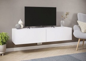 АЙДЕН ТБН06-1400 Тумба ТВ подвесная (белый) в Тарко-Сале - tarko-sale.mebel24.online | фото 3