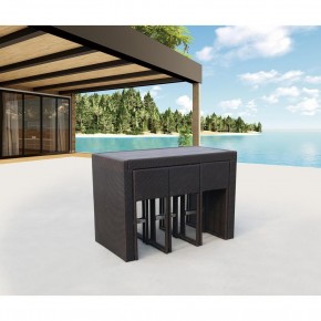 Барный комплект плетеной мебели T390AD/Y390A-W63_6Pcs Brown в Тарко-Сале - tarko-sale.mebel24.online | фото 2