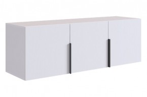 БАСКО Антресоль трехдверная L1200 (белое дерево) в Тарко-Сале - tarko-sale.mebel24.online | фото