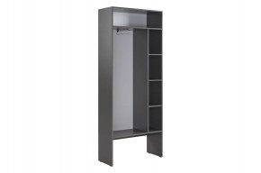 БАСКО Прихожая К1 (графит) в Тарко-Сале - tarko-sale.mebel24.online | фото 7
