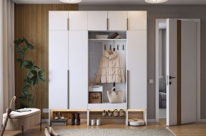 БАСКО Прихожая К7 (белое дерево) в Тарко-Сале - tarko-sale.mebel24.online | фото 13