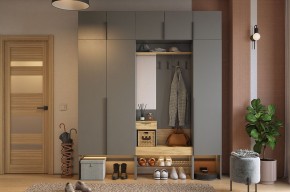 БАСКО Прихожая К7 (графит) в Тарко-Сале - tarko-sale.mebel24.online | фото 15