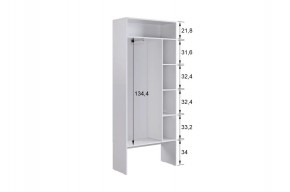 БАСКО Прихожая К7 (кашемир) в Тарко-Сале - tarko-sale.mebel24.online | фото 6