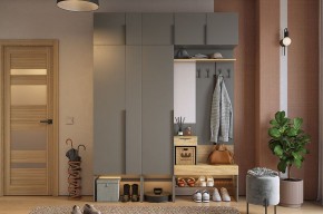 БАСКО Прихожая К9 (графит) в Тарко-Сале - tarko-sale.mebel24.online | фото