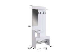 БАСКО Прихожая (модульная) графит/дуб крафт золотой в Тарко-Сале - tarko-sale.mebel24.online | фото 7