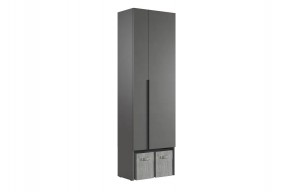 БАСКО Шкаф двухдверный L600 (графит) в Тарко-Сале - tarko-sale.mebel24.online | фото