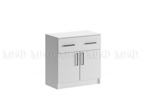 БАСЯ Комод с ящиком, 2-мя дверьми (белый) в Тарко-Сале - tarko-sale.mebel24.online | фото