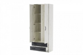 БЕАТРИС Шкаф Дуэт (дуб крафт белый/антрацит) в Тарко-Сале - tarko-sale.mebel24.online | фото 2