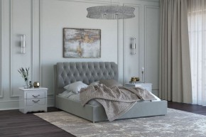 БЕЛИСТА Кровать 1400 серо-бежевый (экокожа) в Тарко-Сале - tarko-sale.mebel24.online | фото 2