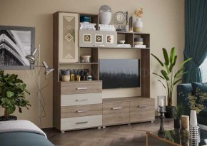 БЕЛЛА Гостиная (модульная) шимо темный/шимо светлый в Тарко-Сале - tarko-sale.mebel24.online | фото 2