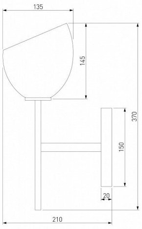 Бра Eurosvet Arrista 60130/1 хром в Тарко-Сале - tarko-sale.mebel24.online | фото 2