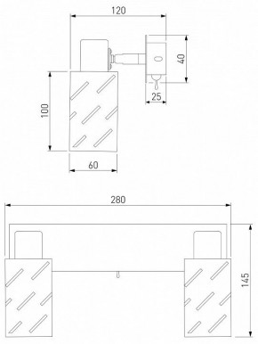 Бра Eurosvet Fente 20090/2 белый/хром в Тарко-Сале - tarko-sale.mebel24.online | фото 5