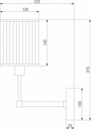 Бра Eurosvet Inari 60144/1 золото в Тарко-Сале - tarko-sale.mebel24.online | фото 3