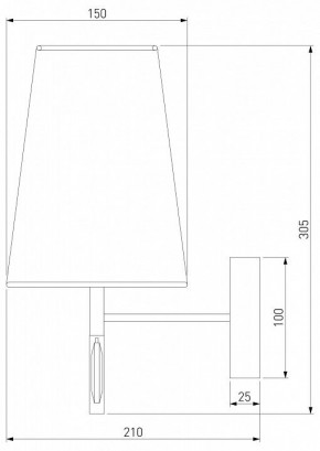 Бра Eurosvet Milazzo 60137/1 золото в Тарко-Сале - tarko-sale.mebel24.online | фото 3