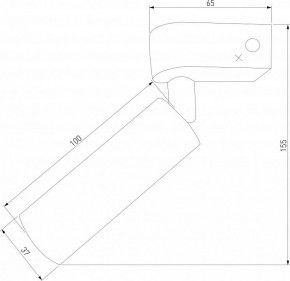 Бра Eurosvet Pitch 20143/1 LED латунь в Тарко-Сале - tarko-sale.mebel24.online | фото