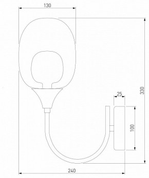 Бра Eurosvet Spritz 70218/1 латунь в Тарко-Сале - tarko-sale.mebel24.online | фото 4