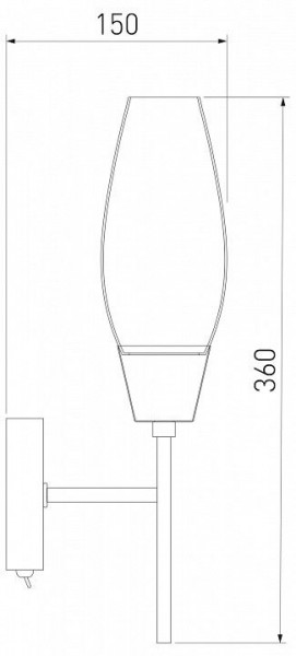 Бра Eurosvet Thalia 60140/1 сатин-никель в Тарко-Сале - tarko-sale.mebel24.online | фото 3