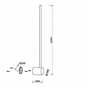Бра Maytoni Light stick MOD237WL-L6B3K в Тарко-Сале - tarko-sale.mebel24.online | фото 3