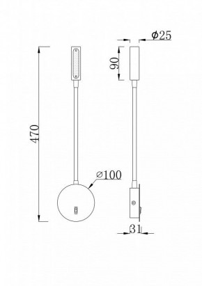 Бра Maytoni Stem C035WL-L3W3K в Тарко-Сале - tarko-sale.mebel24.online | фото 6