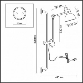 Бра Odeon Light Arta 4125/1WA в Тарко-Сале - tarko-sale.mebel24.online | фото 6