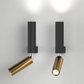 Бра с подсветкой Eurosvet Pitch 40020/1 LED черный/латунь в Тарко-Сале - tarko-sale.mebel24.online | фото 3