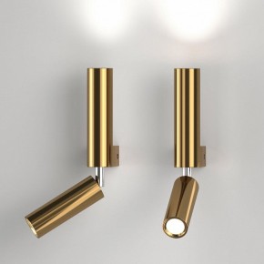 Бра с подсветкой Eurosvet Pitch 40020/1 LED латунь в Тарко-Сале - tarko-sale.mebel24.online | фото 2