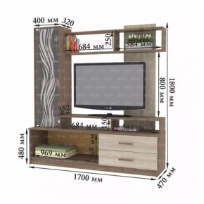ДАРЬЯ Гостиная (Крафт серый/Крафт белый) в Тарко-Сале - tarko-sale.mebel24.online | фото 8