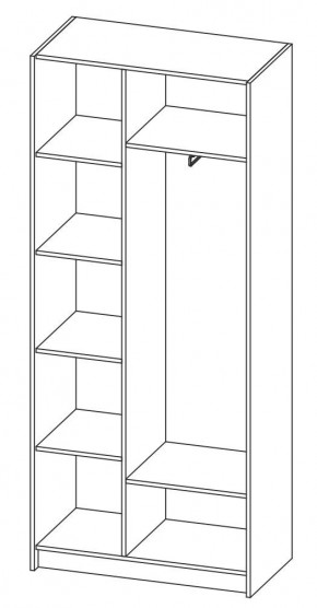 ДАРЬЯ Шкаф (Крафт серый/Крафт белый) гостиная в Тарко-Сале - tarko-sale.mebel24.online | фото 6