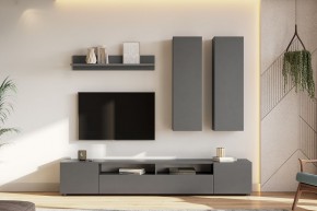 ДЕНВЕР Гостиная (Варианнт-2) Графит серый в Тарко-Сале - tarko-sale.mebel24.online | фото