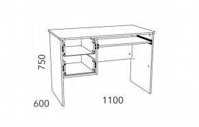 Детская Фанк Стол для компьютера НМ 009.19-05 М2 в Тарко-Сале - tarko-sale.mebel24.online | фото 3